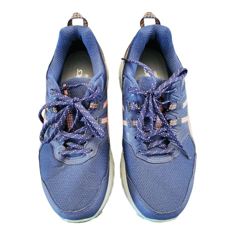 Asics Gel Venture 9 Ortholite Womens Size 7 1/2 Wide Blue Running Sneakers Shoes